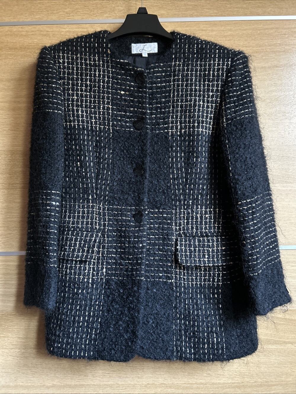Laura Leigh Ltd Wool & Mohair Coat - Women’s Sz 6 - Lined - 4 Button close